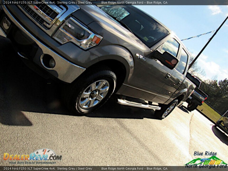 2014 Ford F150 XLT SuperCrew 4x4 Sterling Grey / Steel Grey Photo #23