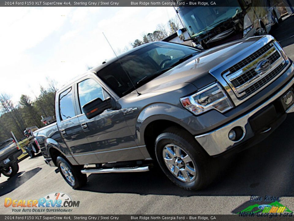 2014 Ford F150 XLT SuperCrew 4x4 Sterling Grey / Steel Grey Photo #24