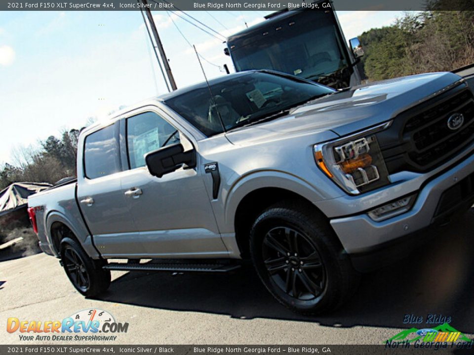 2021 Ford F150 XLT SuperCrew 4x4 Iconic Silver / Black Photo #29