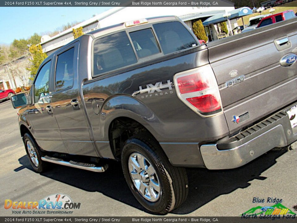 2014 Ford F150 XLT SuperCrew 4x4 Sterling Grey / Steel Grey Photo #26