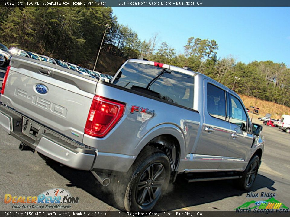2021 Ford F150 XLT SuperCrew 4x4 Iconic Silver / Black Photo #30