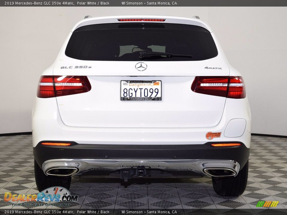 2019 Mercedes-Benz GLC 350e 4Matic Polar White / Black Photo #8