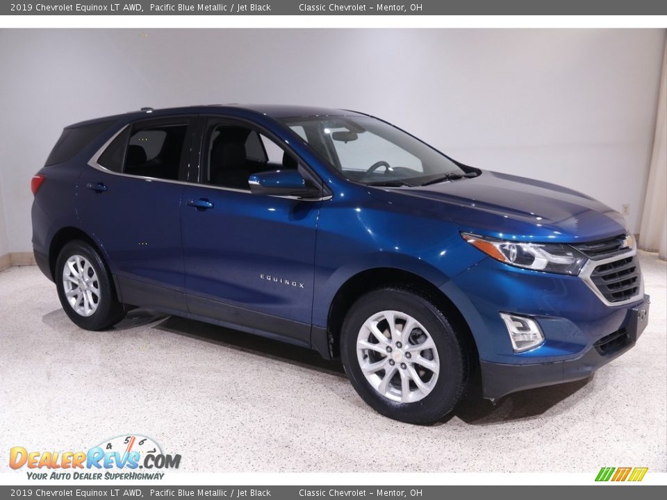 2019 Chevrolet Equinox LT AWD Pacific Blue Metallic / Jet Black Photo #1