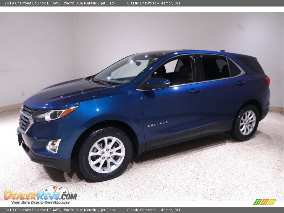2019 Chevrolet Equinox LT AWD Pacific Blue Metallic / Jet Black Photo #3