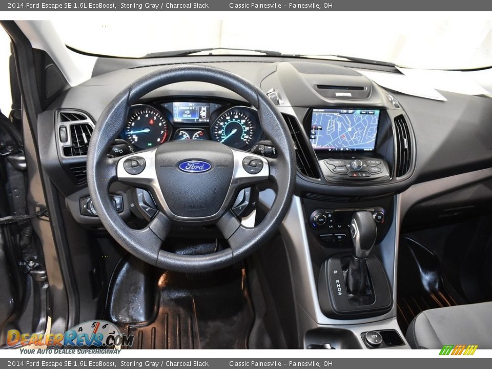 2014 Ford Escape SE 1.6L EcoBoost Sterling Gray / Charcoal Black Photo #12