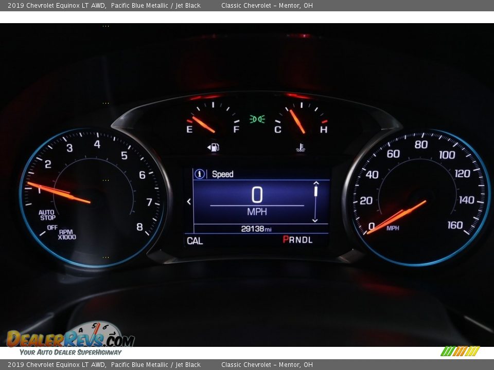 2019 Chevrolet Equinox LT AWD Pacific Blue Metallic / Jet Black Photo #8