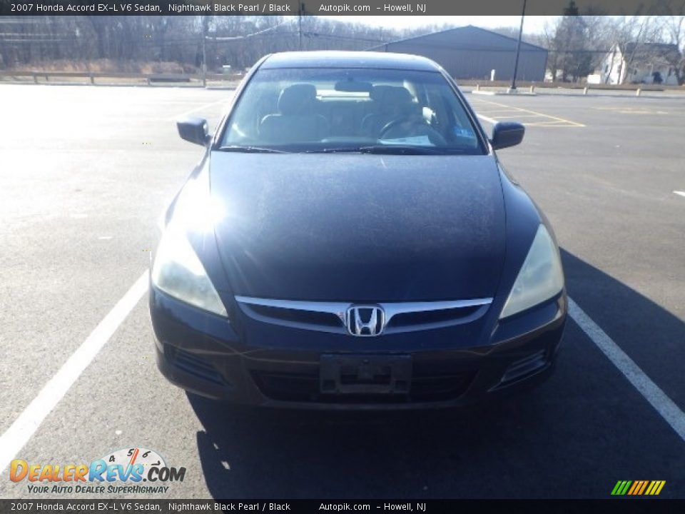 2007 Honda Accord EX-L V6 Sedan Nighthawk Black Pearl / Black Photo #1