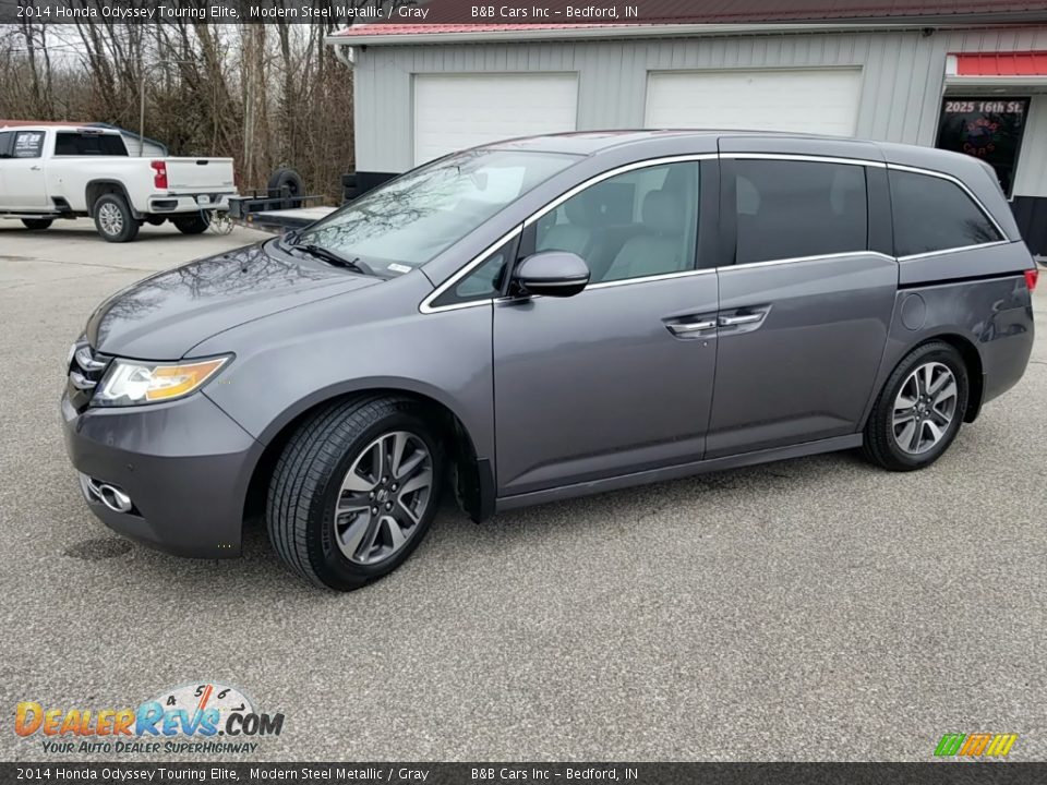 2014 Honda Odyssey Touring Elite Modern Steel Metallic / Gray Photo #1