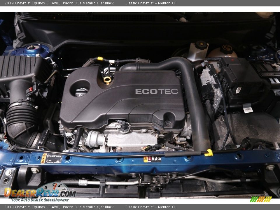 2019 Chevrolet Equinox LT AWD Pacific Blue Metallic / Jet Black Photo #17