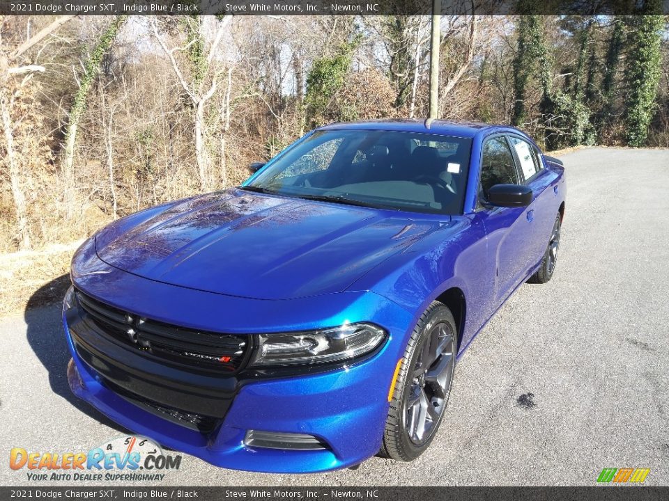 2021 Dodge Charger SXT Indigo Blue / Black Photo #2