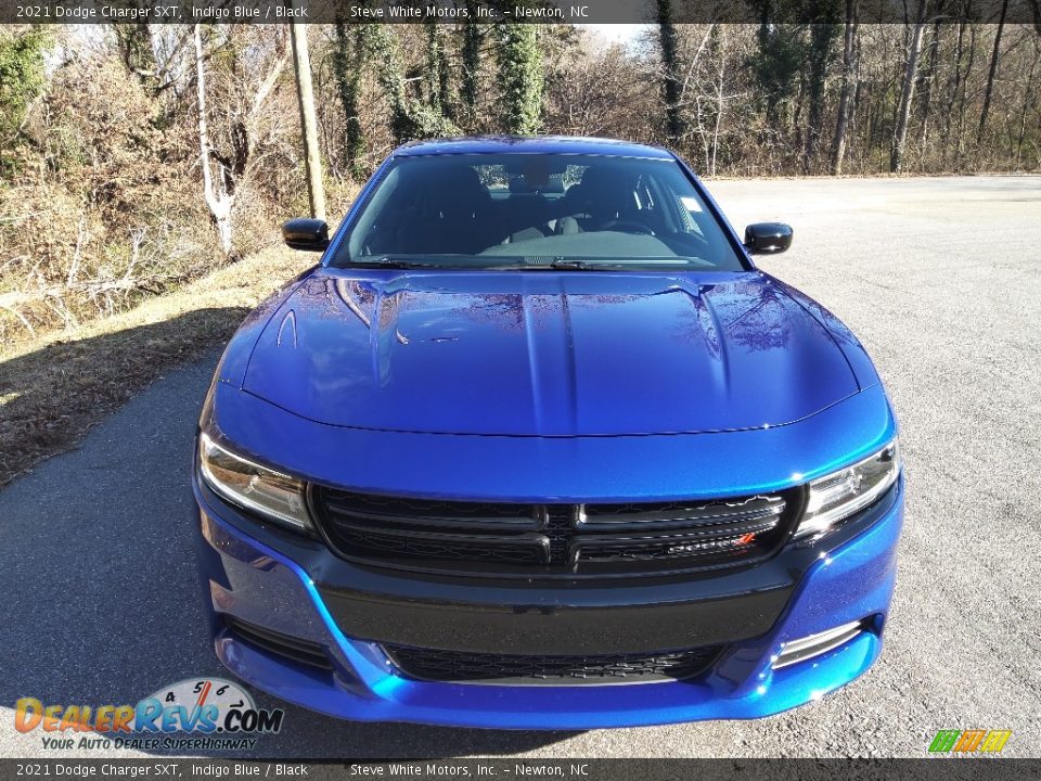 2021 Dodge Charger SXT Indigo Blue / Black Photo #3