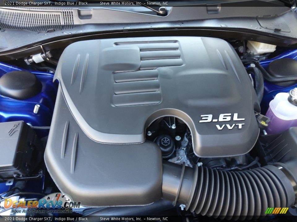 2021 Dodge Charger SXT Indigo Blue / Black Photo #9