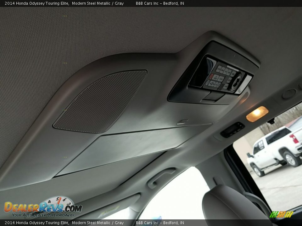 2014 Honda Odyssey Touring Elite Modern Steel Metallic / Gray Photo #24