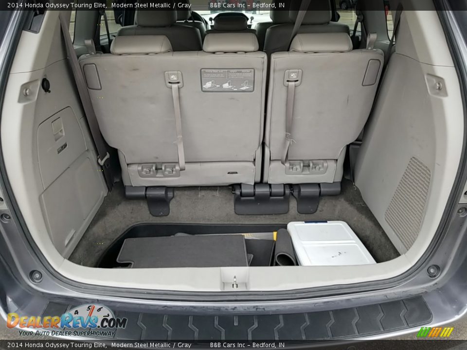 2014 Honda Odyssey Touring Elite Modern Steel Metallic / Gray Photo #25