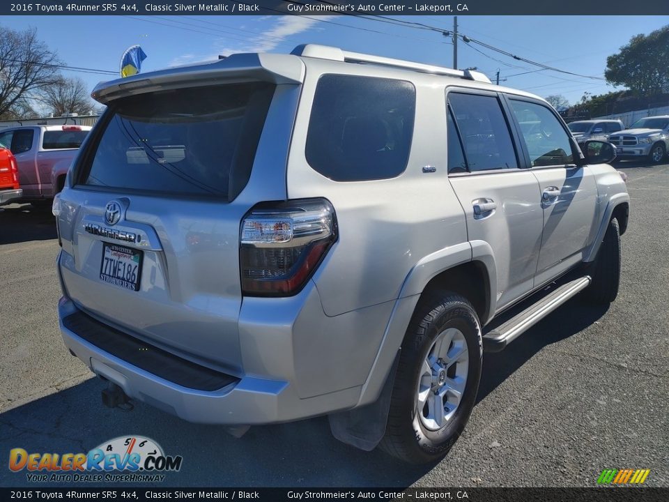 2016 Toyota 4Runner SR5 4x4 Classic Silver Metallic / Black Photo #8