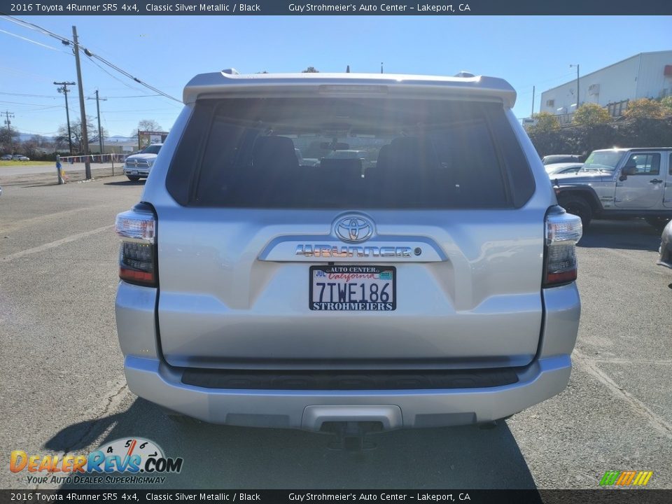 2016 Toyota 4Runner SR5 4x4 Classic Silver Metallic / Black Photo #9