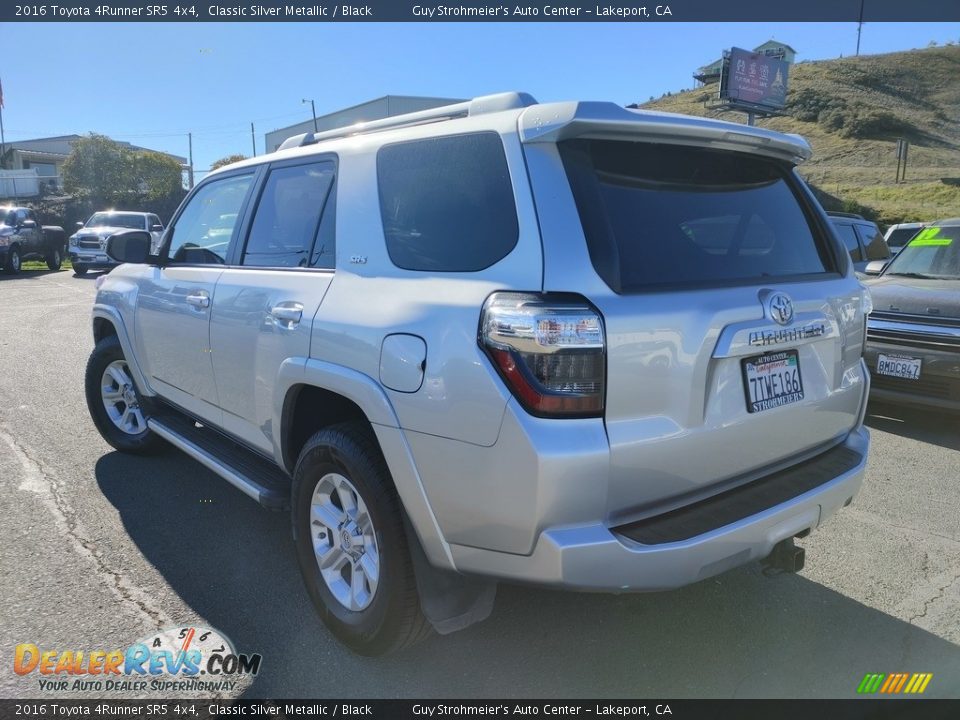 2016 Toyota 4Runner SR5 4x4 Classic Silver Metallic / Black Photo #10