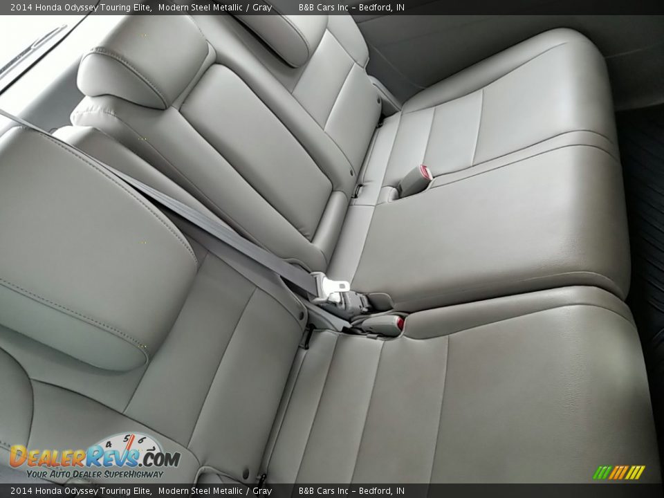 2014 Honda Odyssey Touring Elite Modern Steel Metallic / Gray Photo #28