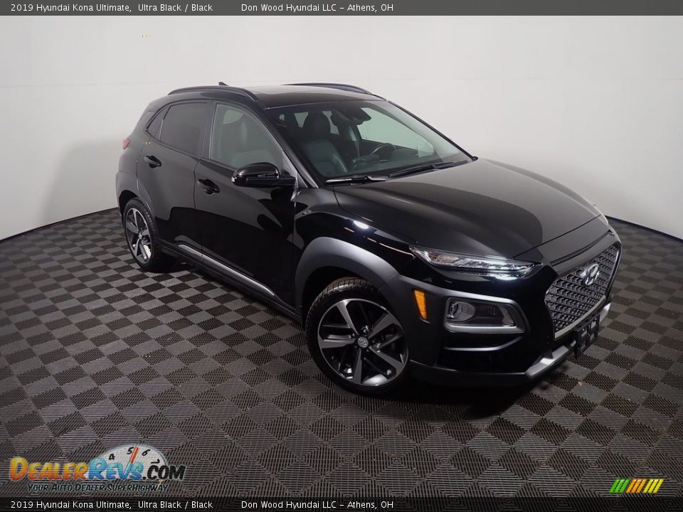 2019 Hyundai Kona Ultimate Ultra Black / Black Photo #5