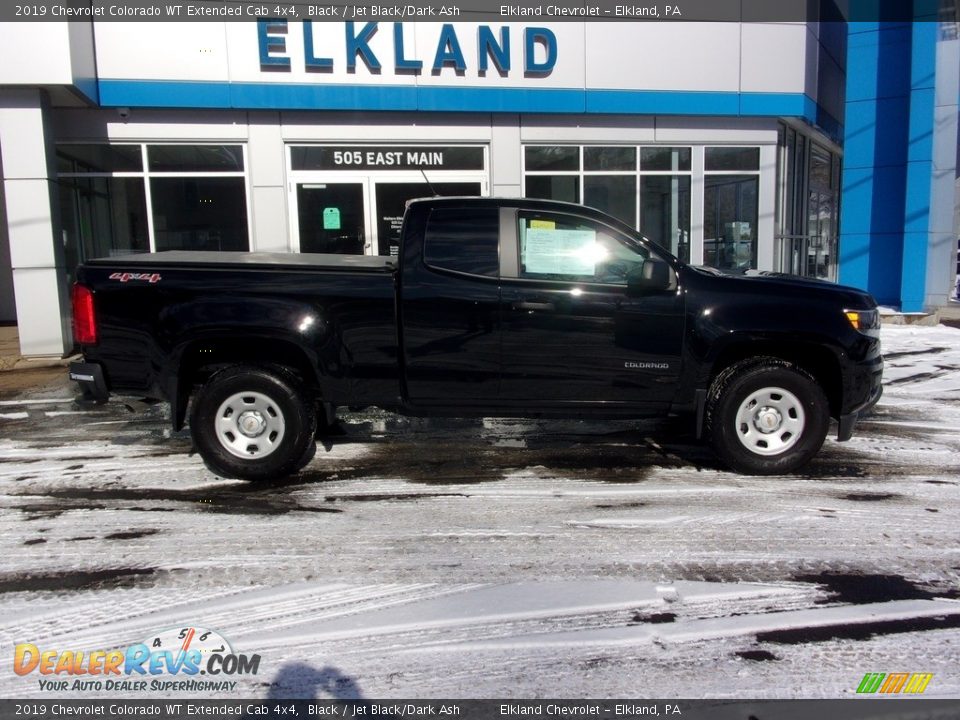 2019 Chevrolet Colorado WT Extended Cab 4x4 Black / Jet Black/Dark Ash Photo #2