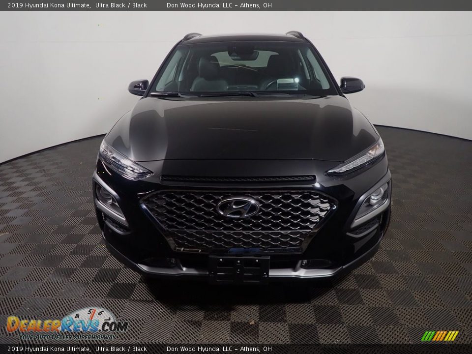 2019 Hyundai Kona Ultimate Ultra Black / Black Photo #7