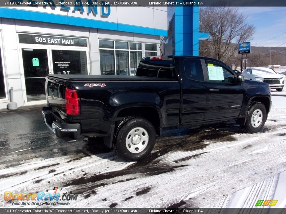 2019 Chevrolet Colorado WT Extended Cab 4x4 Black / Jet Black/Dark Ash Photo #3