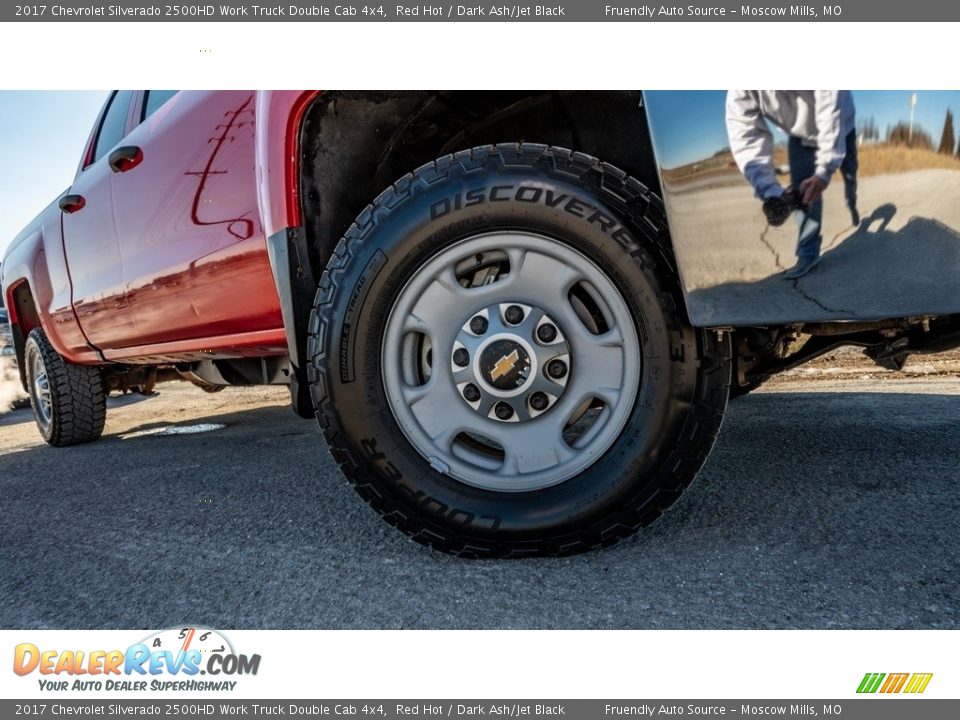 2017 Chevrolet Silverado 2500HD Work Truck Double Cab 4x4 Red Hot / Dark Ash/Jet Black Photo #2