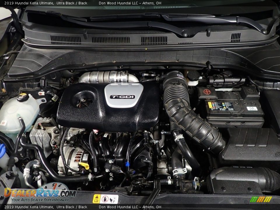 2019 Hyundai Kona Ultimate Ultra Black / Black Photo #9