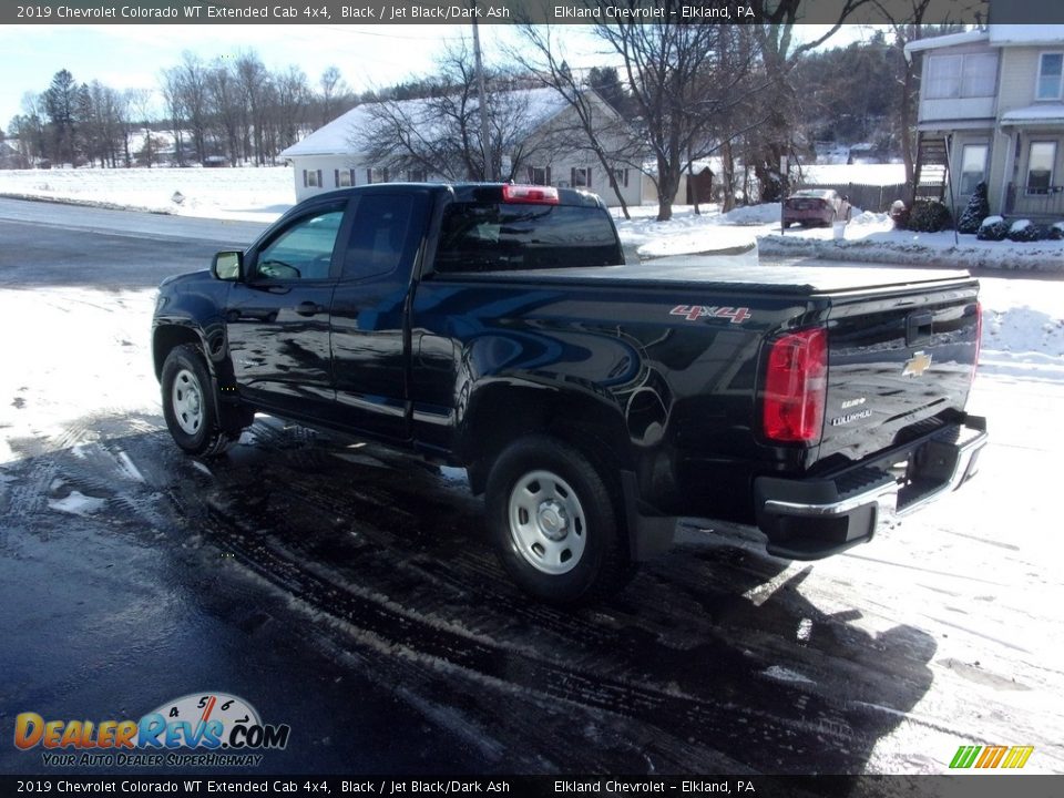 2019 Chevrolet Colorado WT Extended Cab 4x4 Black / Jet Black/Dark Ash Photo #5