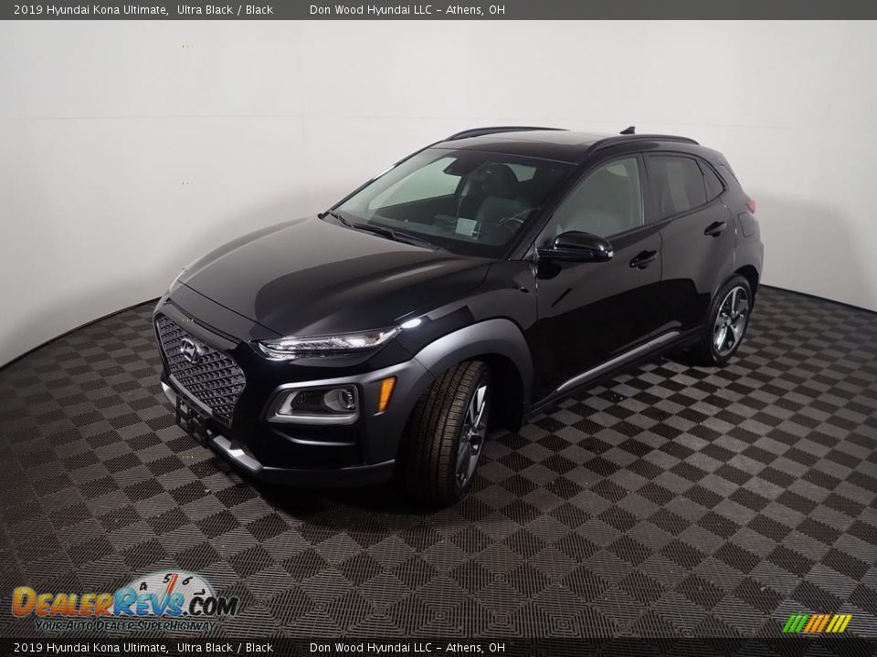 2019 Hyundai Kona Ultimate Ultra Black / Black Photo #11
