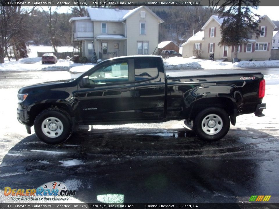 2019 Chevrolet Colorado WT Extended Cab 4x4 Black / Jet Black/Dark Ash Photo #6