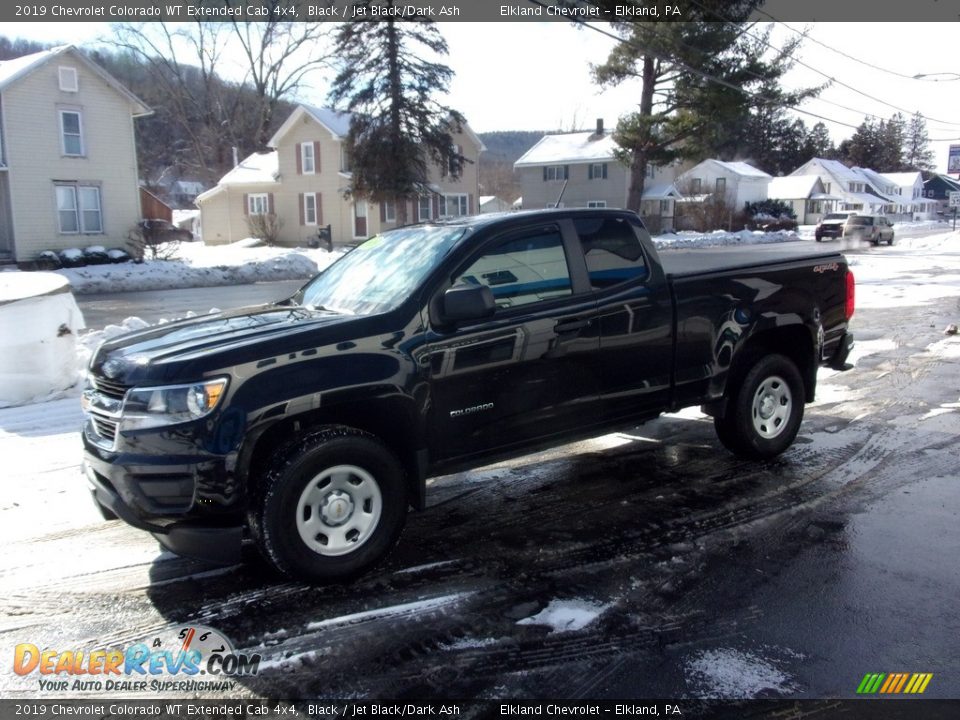 2019 Chevrolet Colorado WT Extended Cab 4x4 Black / Jet Black/Dark Ash Photo #7