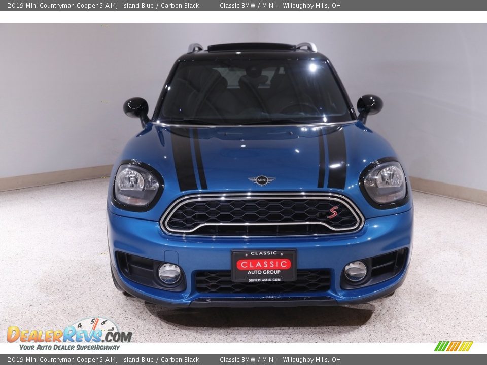 2019 Mini Countryman Cooper S All4 Island Blue / Carbon Black Photo #2