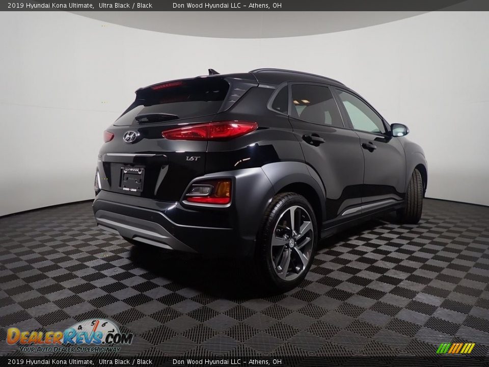 2019 Hyundai Kona Ultimate Ultra Black / Black Photo #18