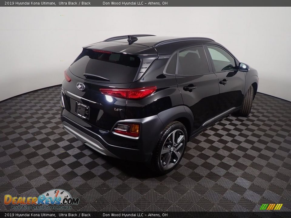 2019 Hyundai Kona Ultimate Ultra Black / Black Photo #19