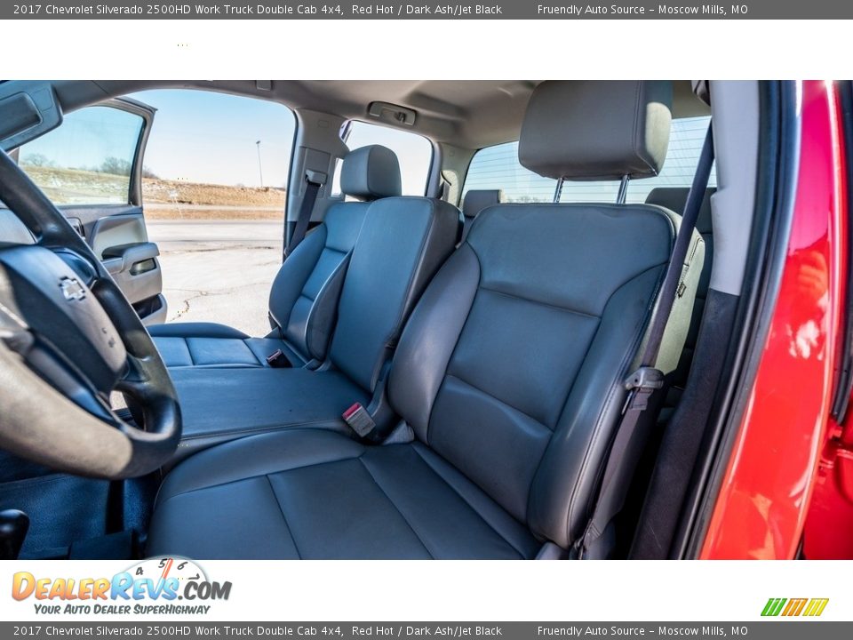 2017 Chevrolet Silverado 2500HD Work Truck Double Cab 4x4 Red Hot / Dark Ash/Jet Black Photo #15