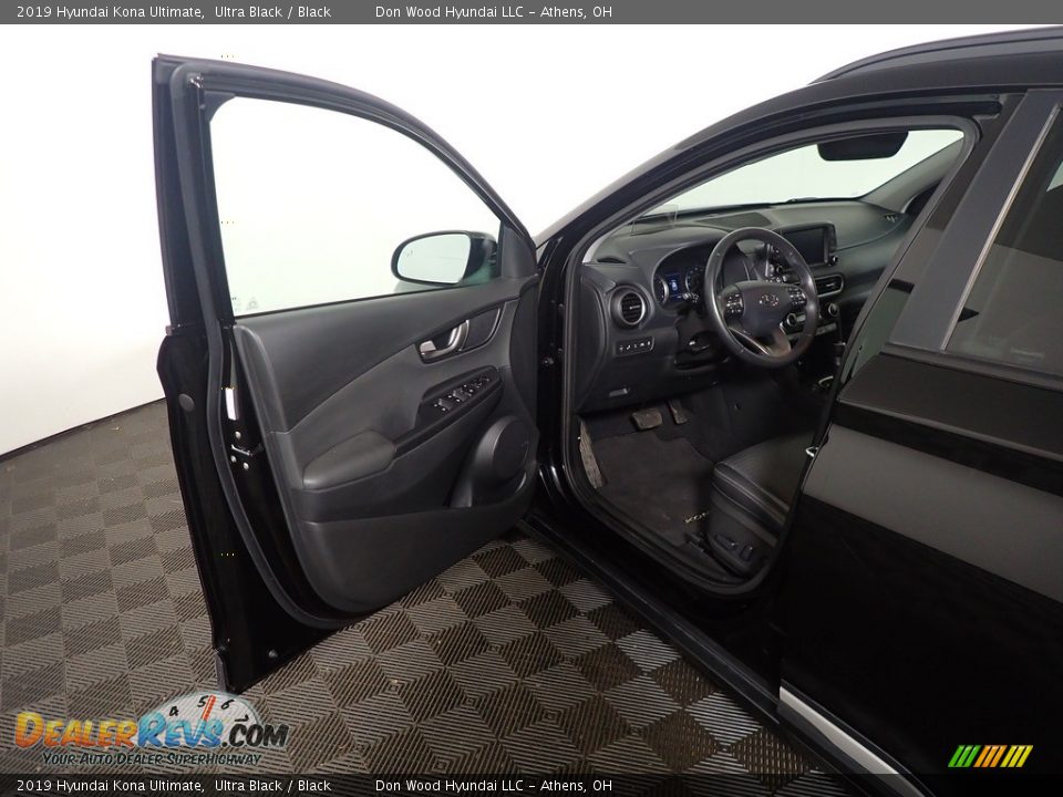 2019 Hyundai Kona Ultimate Ultra Black / Black Photo #22