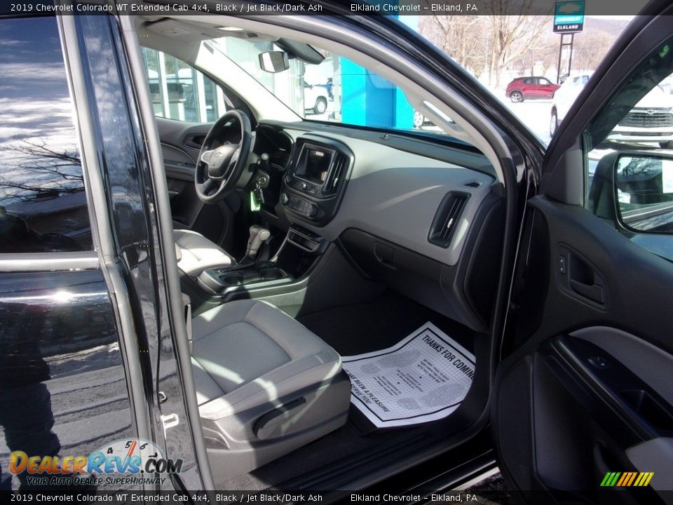 2019 Chevrolet Colorado WT Extended Cab 4x4 Black / Jet Black/Dark Ash Photo #15