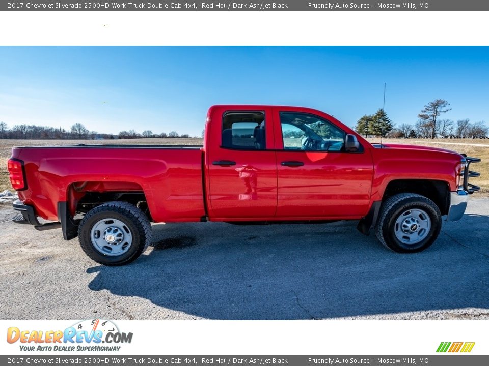 2017 Chevrolet Silverado 2500HD Work Truck Double Cab 4x4 Red Hot / Dark Ash/Jet Black Photo #18