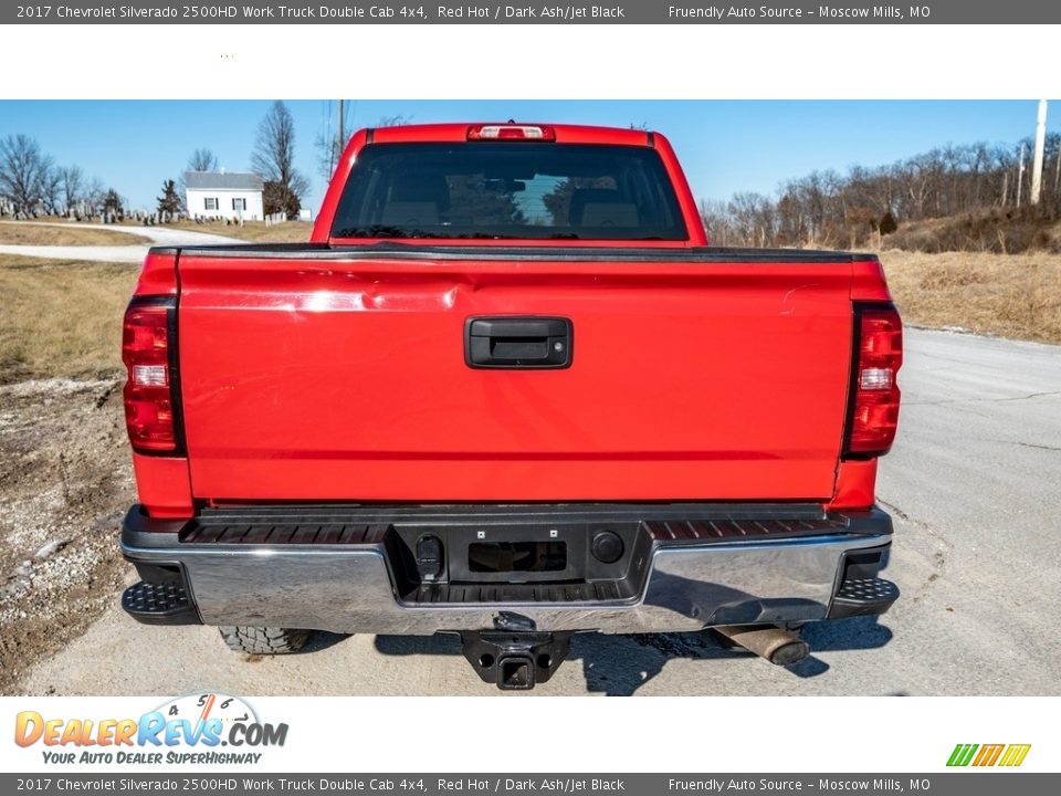 2017 Chevrolet Silverado 2500HD Work Truck Double Cab 4x4 Red Hot / Dark Ash/Jet Black Photo #20