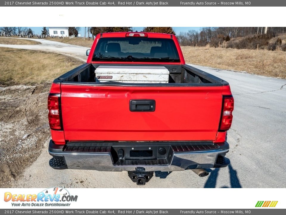 2017 Chevrolet Silverado 2500HD Work Truck Double Cab 4x4 Red Hot / Dark Ash/Jet Black Photo #21