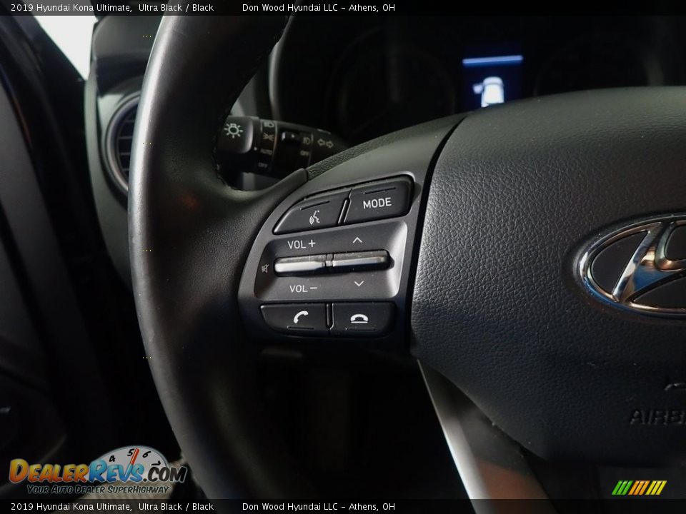 2019 Hyundai Kona Ultimate Ultra Black / Black Photo #31