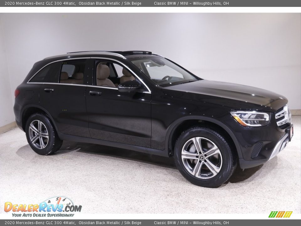 2020 Mercedes-Benz GLC 300 4Matic Obsidian Black Metallic / Silk Beige Photo #1