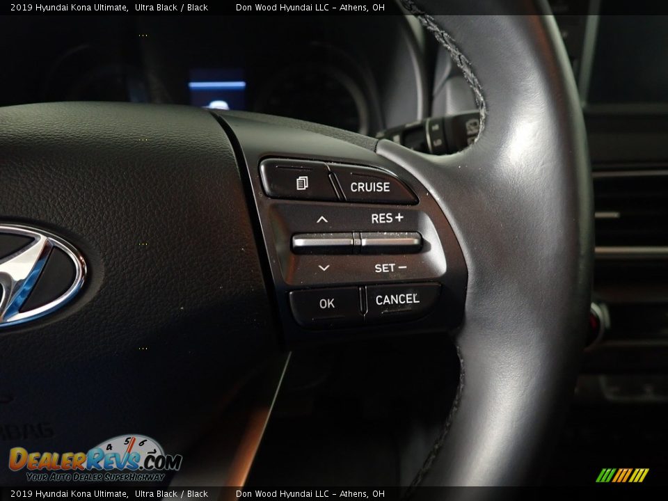 2019 Hyundai Kona Ultimate Ultra Black / Black Photo #32