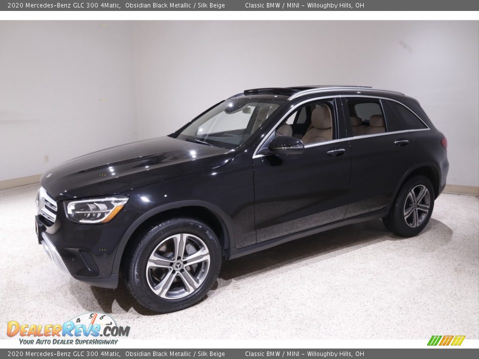 2020 Mercedes-Benz GLC 300 4Matic Obsidian Black Metallic / Silk Beige Photo #3