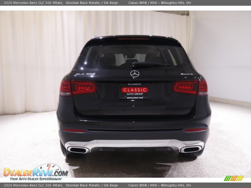 2020 Mercedes-Benz GLC 300 4Matic Obsidian Black Metallic / Silk Beige Photo #21