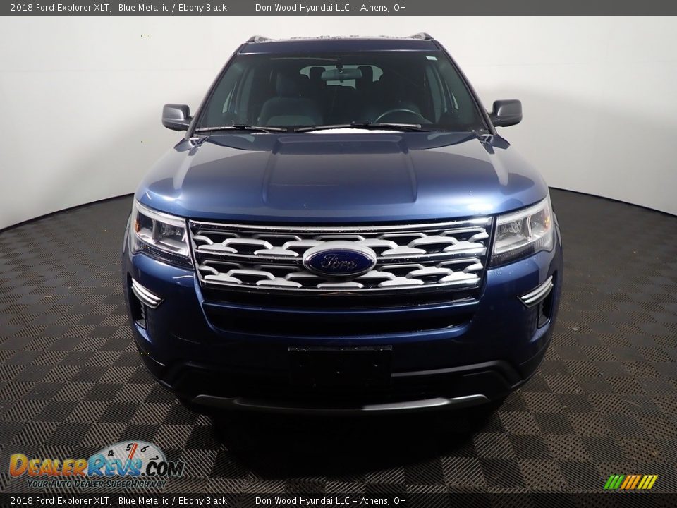 2018 Ford Explorer XLT Blue Metallic / Ebony Black Photo #5