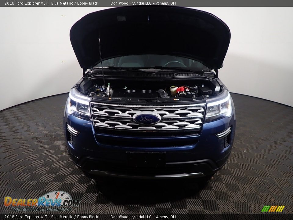 2018 Ford Explorer XLT Blue Metallic / Ebony Black Photo #6