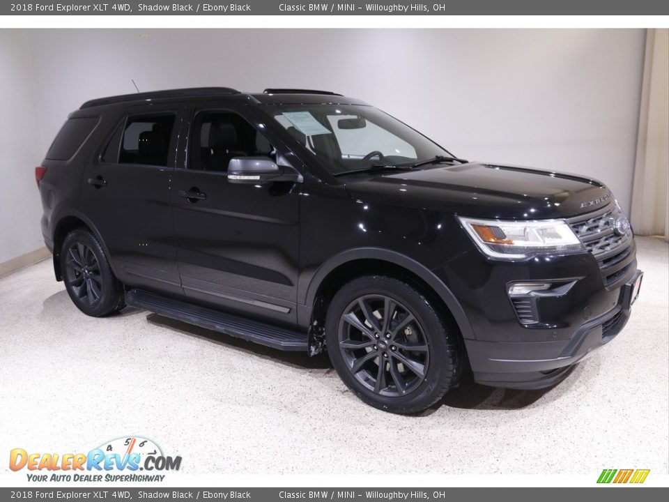 2018 Ford Explorer XLT 4WD Shadow Black / Ebony Black Photo #1