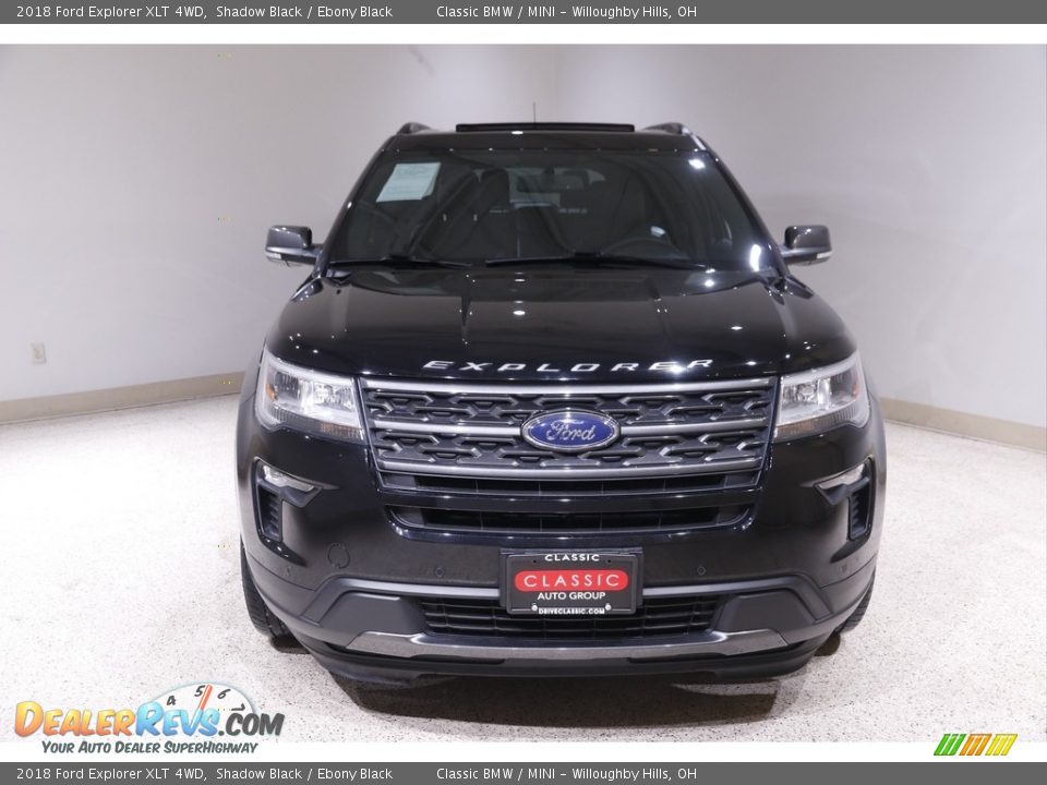 2018 Ford Explorer XLT 4WD Shadow Black / Ebony Black Photo #2